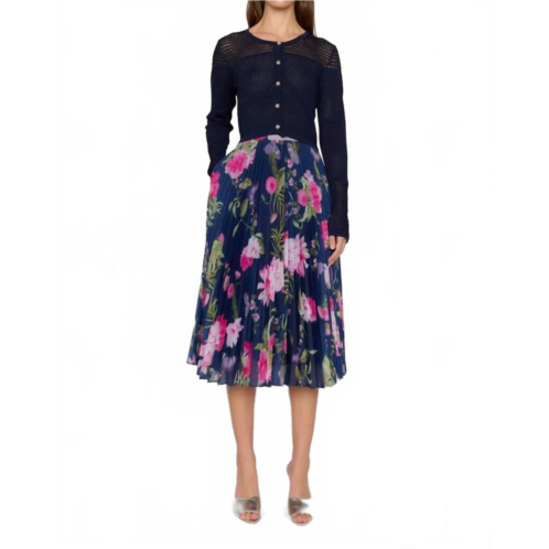 CHRISTY LYNN pia skirt in monarch navy