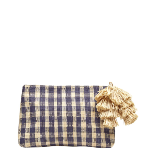 Mar Y Sol hazel raffia clutch
