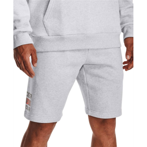 UNDER ARMOUR rival signature shorts in halo gray light heather