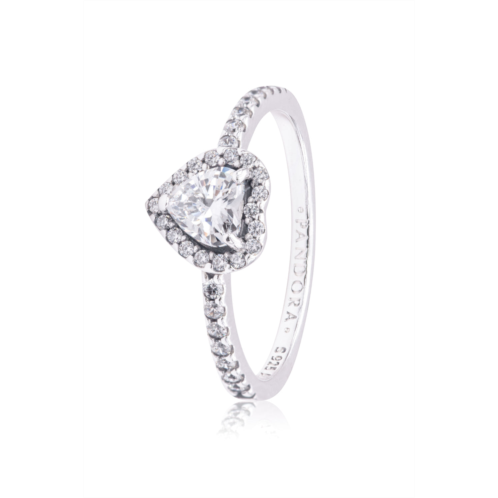 Pandora elevated heart ring