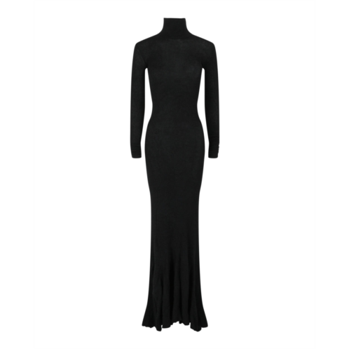 Balenciaga maxi godet dress