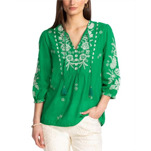 Johnny Was hyacinth blouse