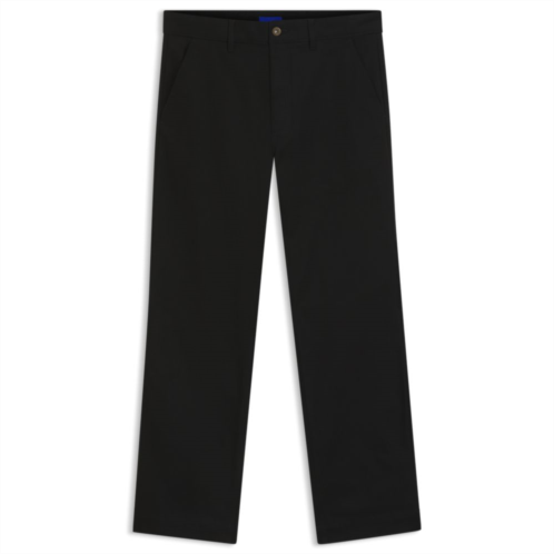 HUGO regular-fit trousers in stretch-cotton canvas