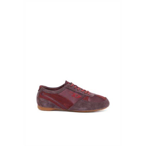 Diesel d-mile-flat sneakers with suede overlays