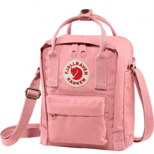 Fjallraven womens kanken crossbody sling bag in dusty pink