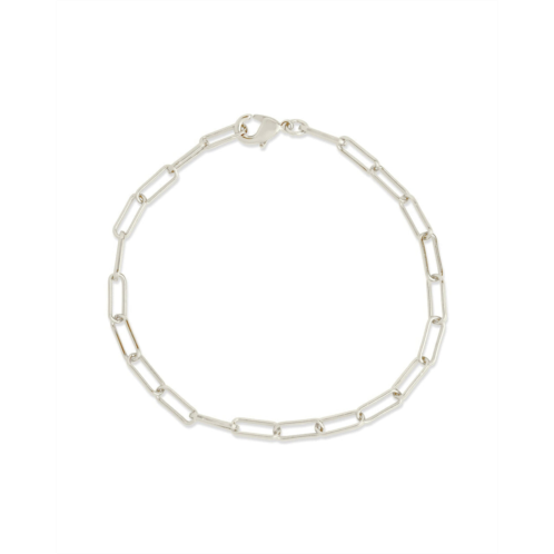 Sterling Forever sylvie paperclip chain bracelet