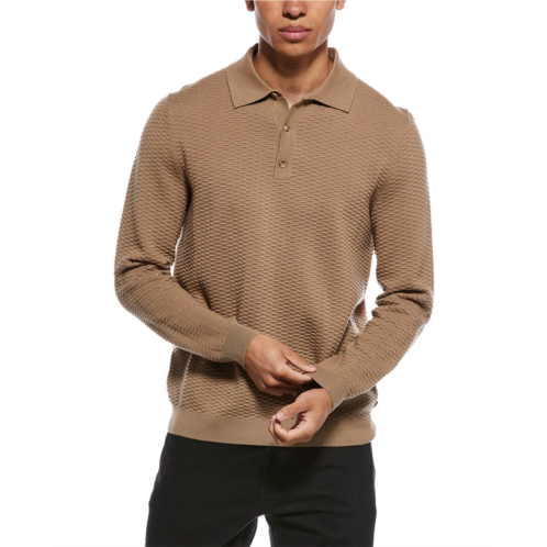 Boss Hugo Boss diluigi wool-blend polo shirt