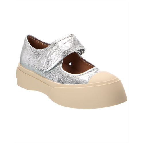 Marni pablo leather ballerina flat
