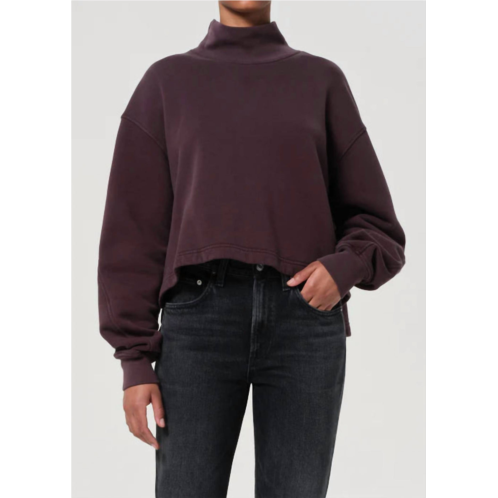 AGOLDE isra sweatshirt in root