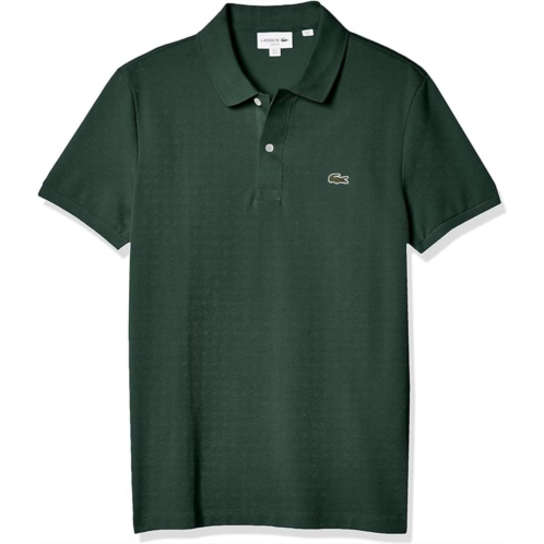 LACOSTE mens short sleeve classic pique polo shirt in sinople