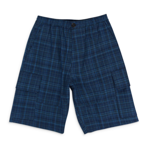 Marni drawstring plaid cargo shorts
