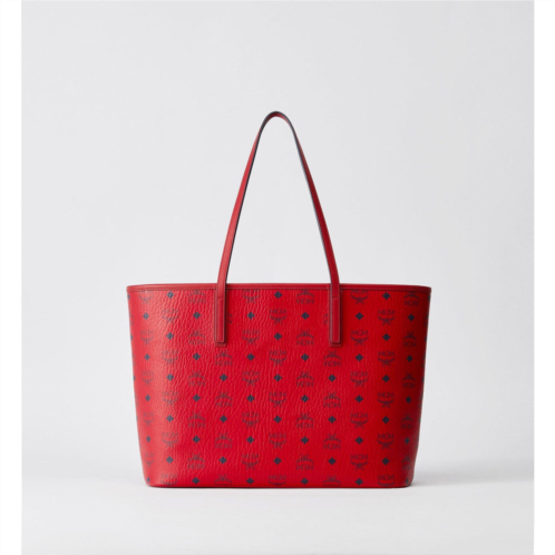 Mcm medium aren shopper in visetos
