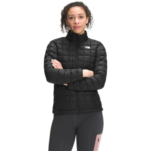 The North Face thermoball eco jacket womens black long sleeve full zip jzz310