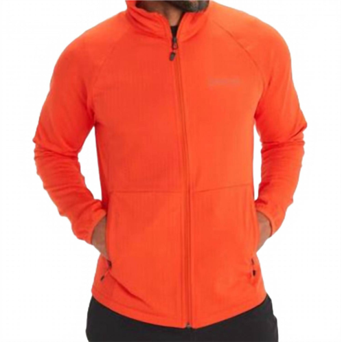 MARMOT leconte fleece jacket in red sun