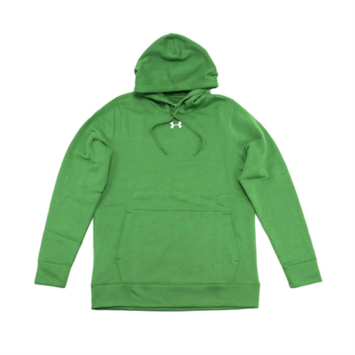 UNDER ARMOUR mens hustle fleece hoodie in team kelly green