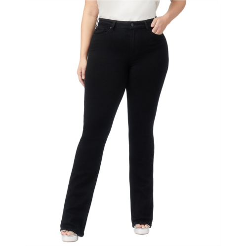 PAIGE hourglass black shadow high rise boot cut jean