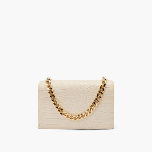Like Dreams womens athena embossed crossbody bag in ivory