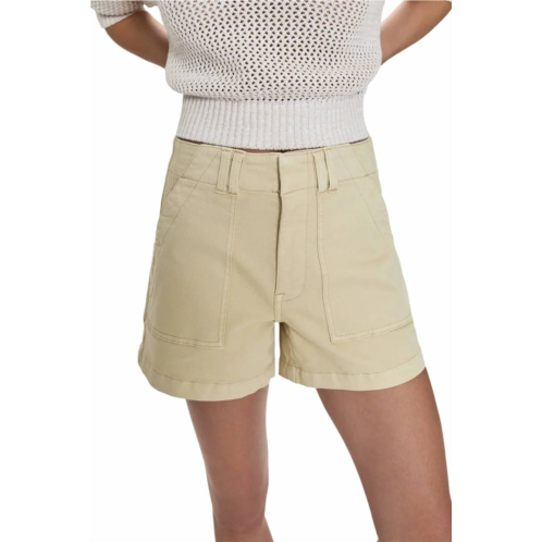 PISTOLA marissa high rise utility short in custard yellow