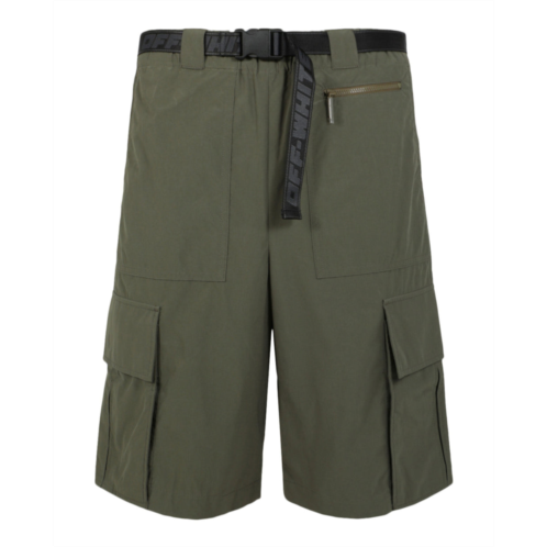 Off-White industrial belt cargo shorts