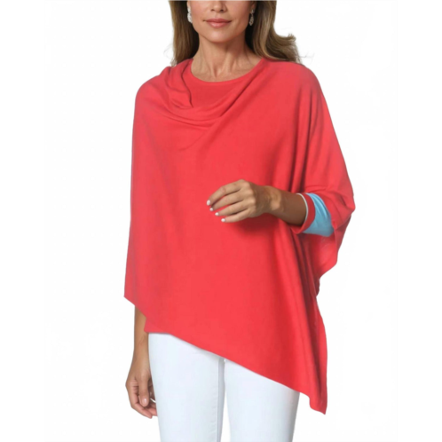 J the calella cape top in poppy