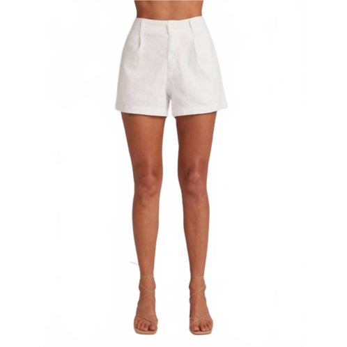 Bella Dahl hanna pleated short in white