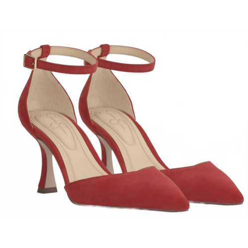 Jessica Simpson womens foxena heels in red muse