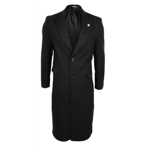 TruClothing full length overcoat wool mix peaky blinders