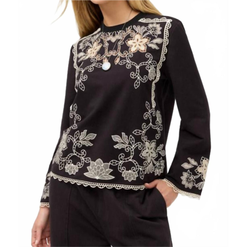 Johnny Was nalani pullover in black