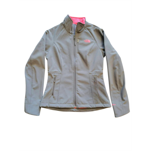 THE NORTH FACE womens apex bionic 2 jacket in asphalt grey/atomic pink