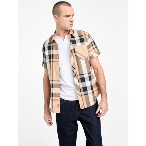 Guess Factory hertz plaid pocket shirt