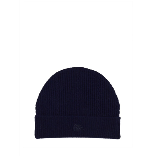 Etro ribbed beanie hat