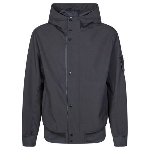 STONE ISLAND cropped matte finished fitted parka