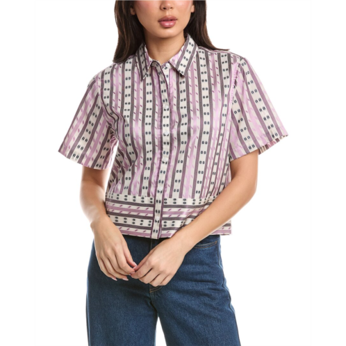 Draper James short sleeve cropped shirt