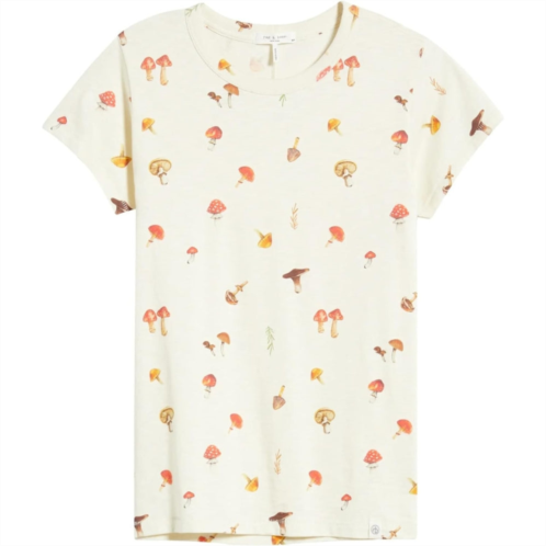 Rag & bone womens all over mushroom tee