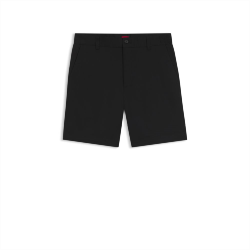 HUGO slim-fit shorts in mercerized stretch cotton