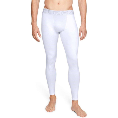 UNDER ARMOUR mens cold gear leggings - plus in white