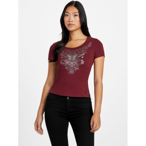 Guess Factory eco hardee butterfly tee