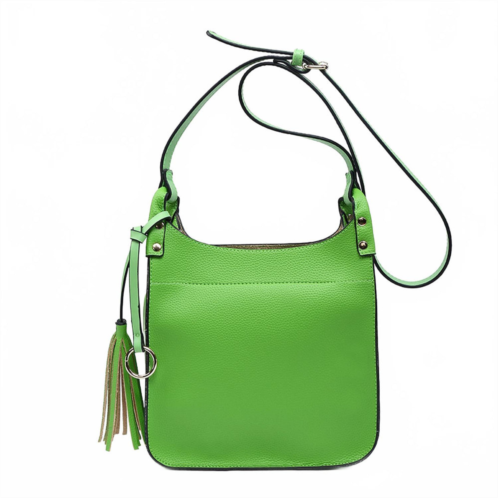 Jen & Co. womens lucinda crossbody bag in green