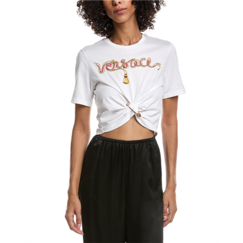 Versace twisted front t-shirt