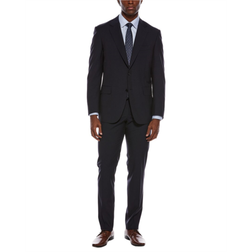 Canali 2pc wool suit with flat front pant