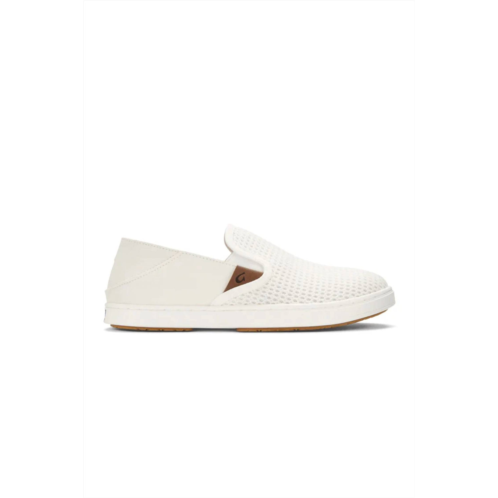 OluKai womens pehuea slip on shoe in bright white