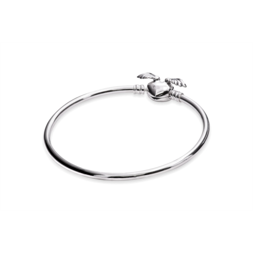 Pandora moments winged heart bangle