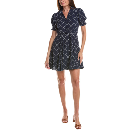 CeCe smocked cuff puff sleeve mini dress