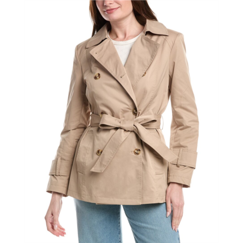 Sam Edelman double-breasted short trench coat