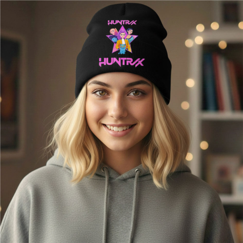 FASHNZFAB kpop demon hunters huntrix graphic winter beanie hat