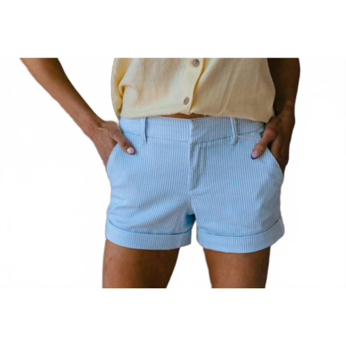 DEAR JOHN DENIM north hampton mid rise shorts in skyway stripe