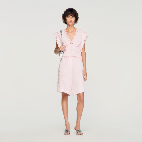 Sandro floral jacquard bermuda shorts