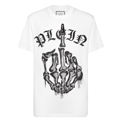 PHILIPP plein t-shirt round neck ss stones iconic plein