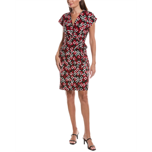 anne klein classic wrap dress