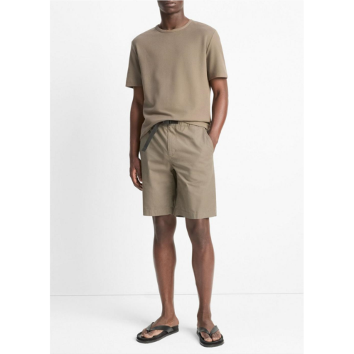 Vince italian cotton ripstop belted short